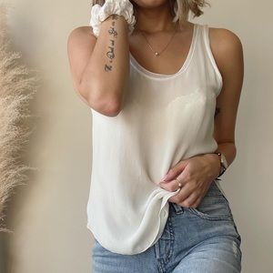 Babaton 100% silk blouse